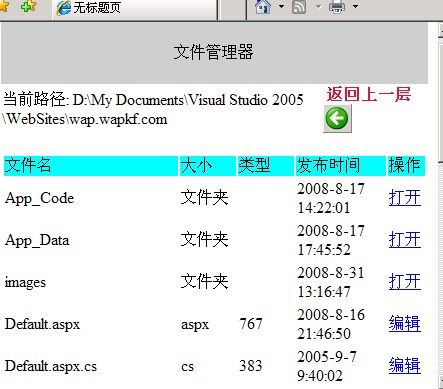 asp.net 浏览服务器文件