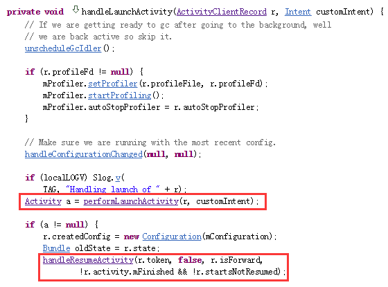 Android中Activity启动过程探究
