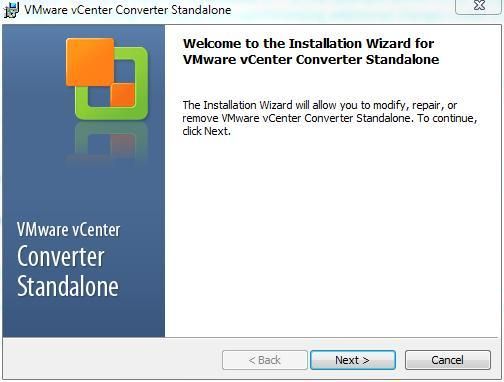 VMware vCenter Converter Standalone 5.1 - Installing