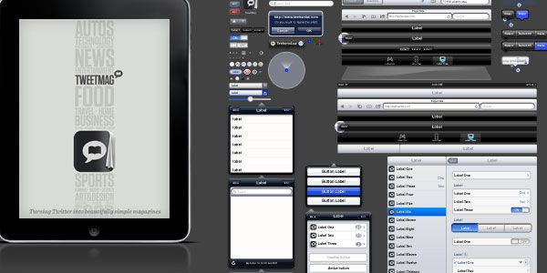 iPad GUI PSD - Version 2