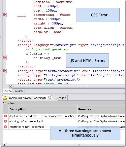 不可多得的Javascript(AJAX)开发工具 － Aptana