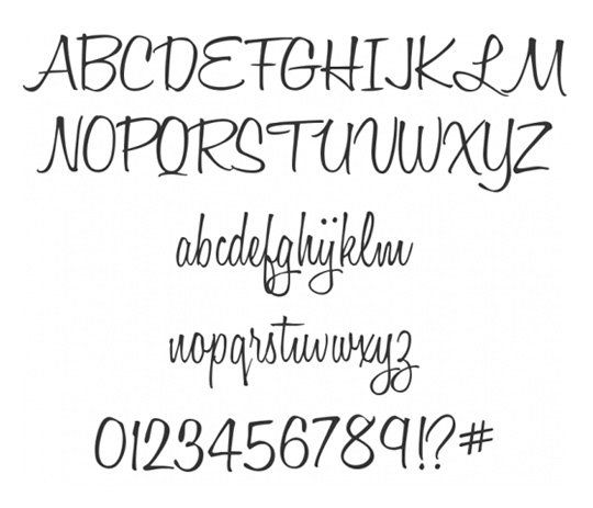 script fonts