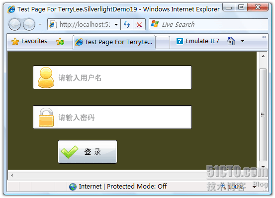 一步一步学Silverlight 2系列（9）：使用控件模板