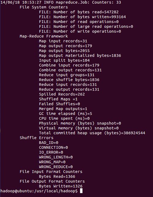 [Hadoop] 在Ubuntu系统上一步步搭建Hadoop（单机模式）