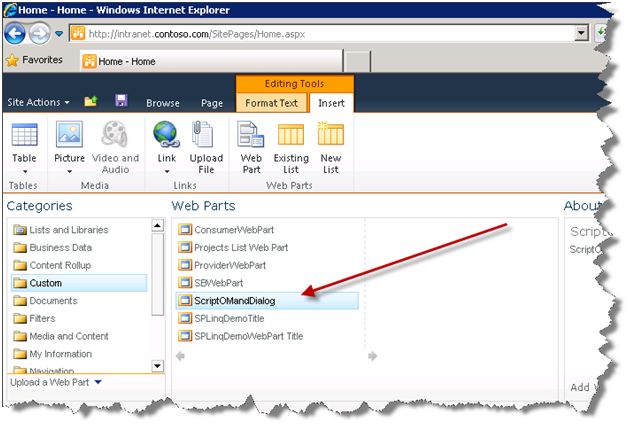 Accessing List Data using the JavaScript Client OM and displaying in a Dialog