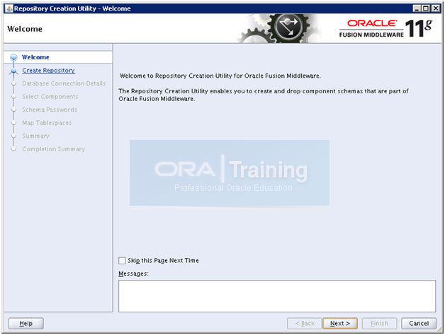 Run Repository Creation Utility (RCU) for Oracle Identity Management components