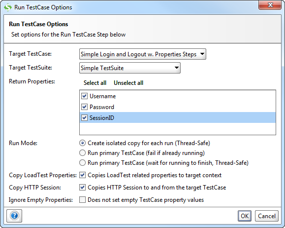 run-testcase-configuration