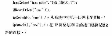 VxWorks环境下双网卡冗余备份技术的实现