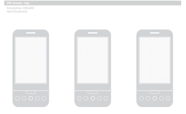 Android Wireframe Templates