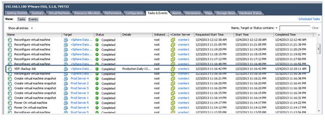 实验室报告：VMware vSphere Data Protection