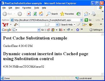 Caching Techniques in ASP.NET 2.0