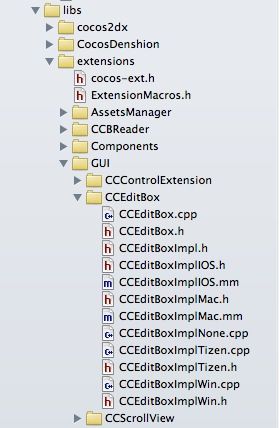 Cocos2d-x CCEditBox & CCTextFieldTTF