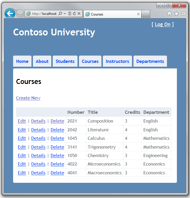 翻译：Contoso 大学 - 9 - 实现仓储和工作单元模式