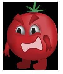 Tomato-San is angry!