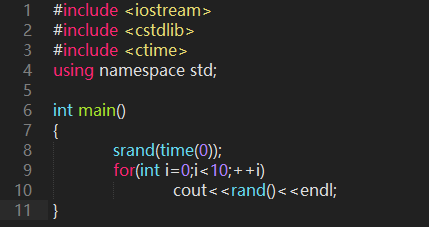 C++生成随机数