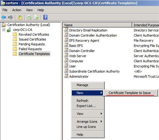 Certificate Template to Issue