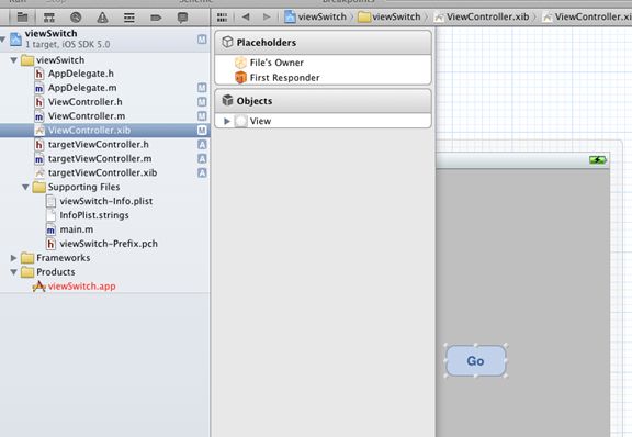 XCode4.2.1 使用NavigationController实现View切换