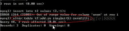 mysql基础之基本数据类型