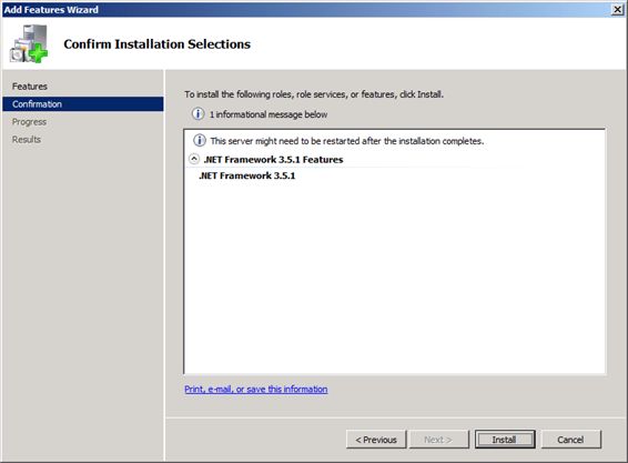 Windows Azure VM Role (4) 在VHD中安装需要的功能