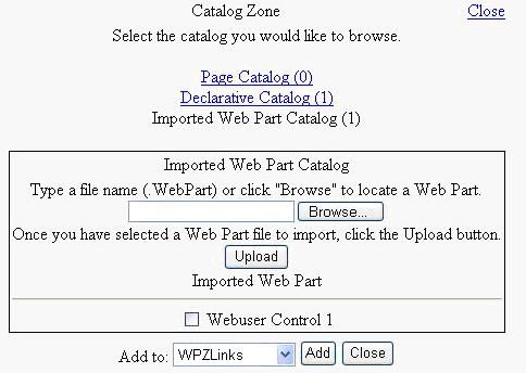 [翻译]在asp.net 2.0中使用WebParts