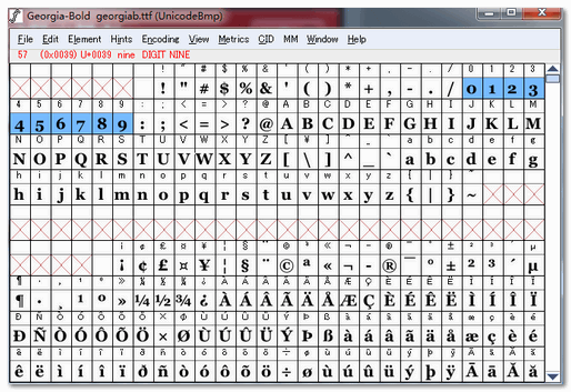 0~9 10个数字