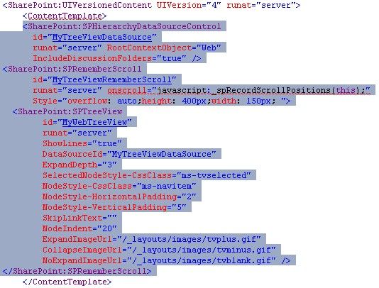 Replacing SharePoint 2010 Menu Control