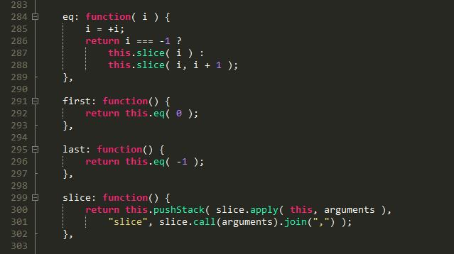 十二.jQuery源码解析之.eq().first().last().slice()