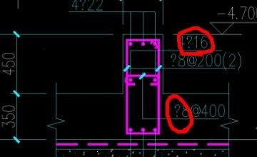 cad2007 钢筋符号显示为问号