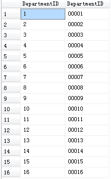 T-SQL使用案例——结果数据前面自动补0