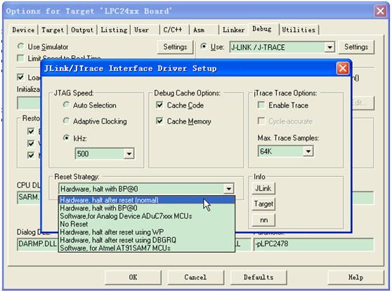 （整理）在MDK下使用JLINK下载和调试LPC2478的问题（MDK）（JLINK）（LPC24）