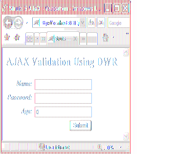 AjaxValidation页面输出