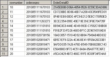 分页存储过程（二）在MS SQL Server中返回更加准确的分页结果