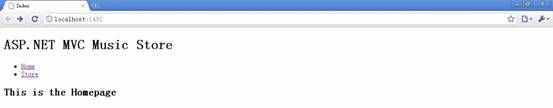 Mvc项目实例 MvcMusicStore 一