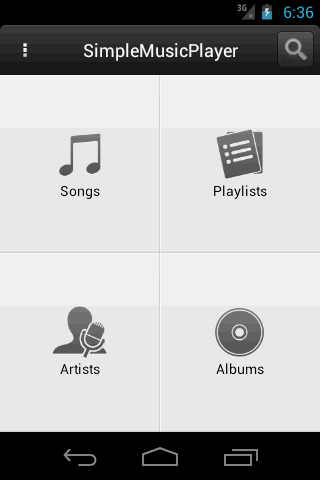 基于Android系统开发的简易音乐播放器