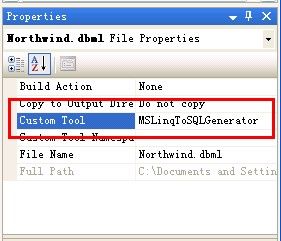 Linq to SQL T4 代码生成器 （一）访问 DataContext 对象