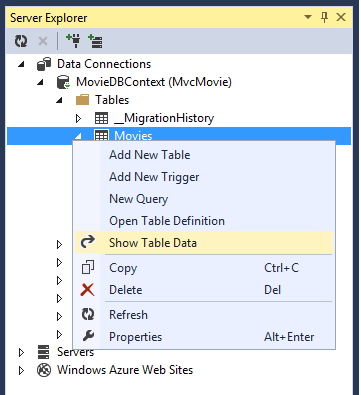 【译】ASP.NET MVC 5 教程 - 6：通过控制器访问模型的数据