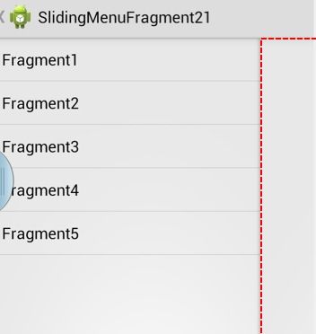 slidingmenu + fragment 左右菜单滑动