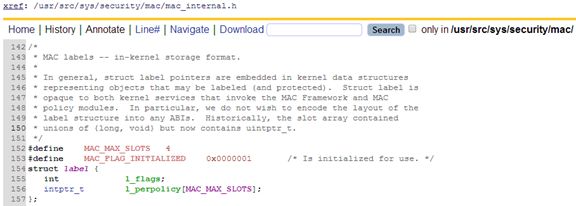 TrustedBSD Mandatory Access Control Framework分析