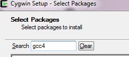 安装cygwin和gcc