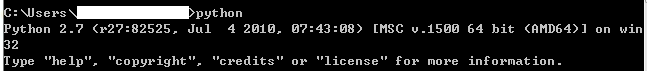 Python Quick Start
