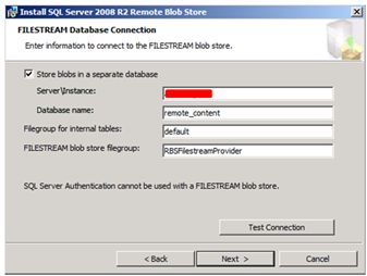 在SharePoint 2010中部署RBS