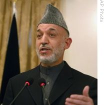 Afghan President Hamid Karzai