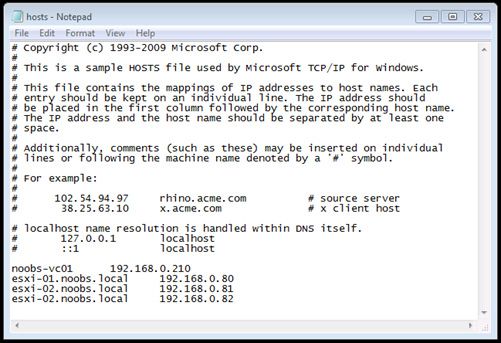 VMware Lab setup - A virtualized lab for testing HA and DRS