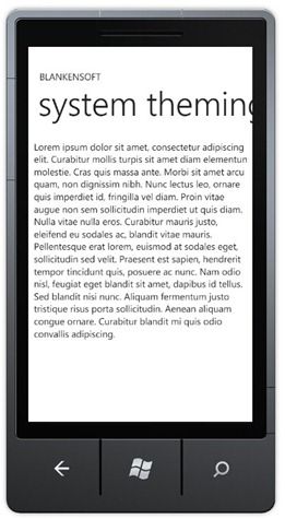 31 Days of Windows Phone | Day #5 System Theming