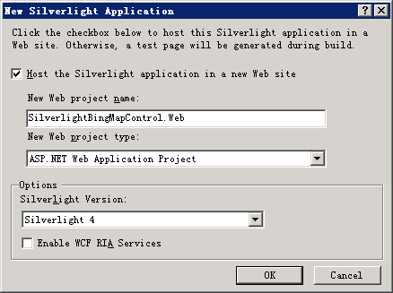 SharePoint2010整合Silverlight 4应用——Bing地图控件_第4张图片