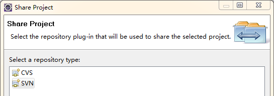 svn服务端和eclipse配合使用