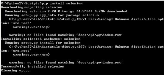 基于Selenium2与Python自动化测试环境搭建