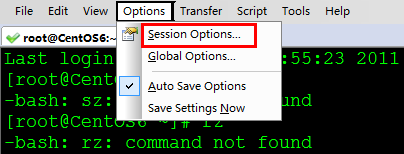 不用FTP使用SecureCRT上传下载文件，并解决rz、sz command not found异常