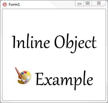 Direct2D (42) : 在文本布局中嵌入图片 IDWriteTextLayout.SetInlineObject()