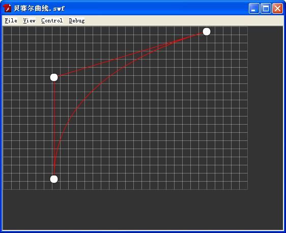 flash 绘图API：贝塞尔曲线